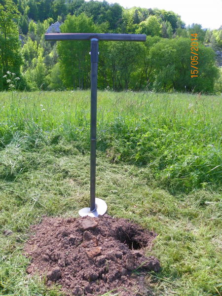 90 mm Handbohrer Erdbohrer Erdlochbohrer Pflanzbohrer Pfahlbohrer 90 mm Handbohrer Erdbohrer Erdlochbohrer Pflanzbohrer Pfahlbohrer