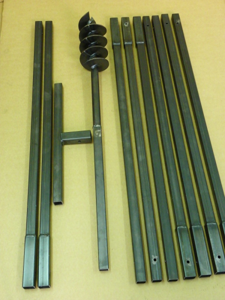 120 mm 10 m Erdbohrer Erdlochbohrer Brunnenbohrer Pfahlbohrer 120 mm 10 m Erdbohrer Erdlochbohrer Brunnenbohrer Pfahlbohrer