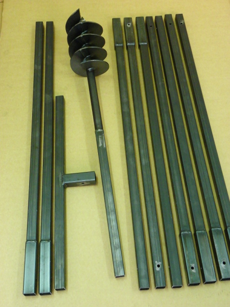 150 mm 10 m Erdbohrer Erdlochbohrer Brunnenbohrer Pfahlbohrer 150 mm 10 m Erdbohrer Erdlochbohrer Brunnenbohrer Pfahlbohrer