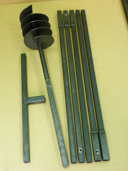 200 mm 6 m Erdbohrer Erdlochbohrer Brunnenbohrer Pfahlbohrer 200 mm 6 m Erdbohrer Erdlochbohrer Brunnenbohrer Pfahlbohrer