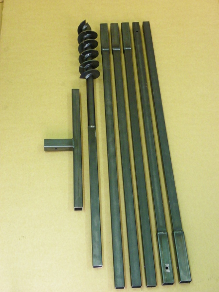 90 mm 6 m Erdbohrer Brunnenbohrer Erdlochbohrer Pfahlbohrer 90 mm 6 m Erdbohrer Brunnenbohrer Erdlochbohrer Pfahlbohrer